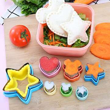Elfkitwang Sandwich & Sealer Set – Fun Cutters for Creative Meals