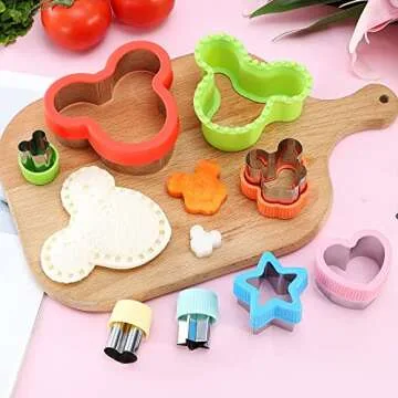 Elfkitwang Sandwich & Sealer Set – Fun Cutters for Creative Meals