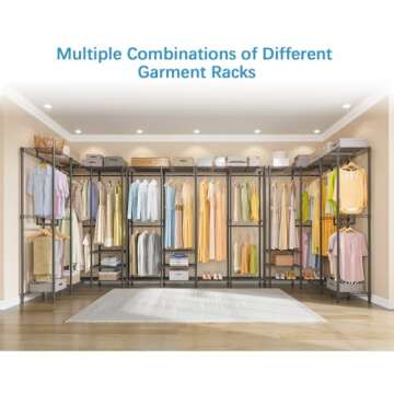 VIPEK V40 Heavy Duty Garment Rack for Ultimate Storage