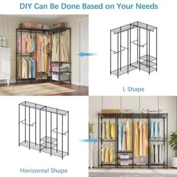 VIPEK V40 Heavy Duty Garment Rack for Ultimate Storage