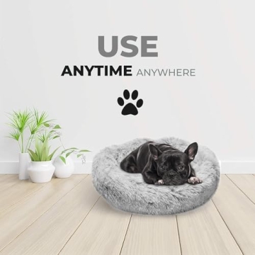 Whiskers & Friends Small Dog Bed Washable and Cozy