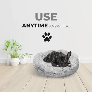 Whiskers & Friends Small Dog Bed Washable and Cozy