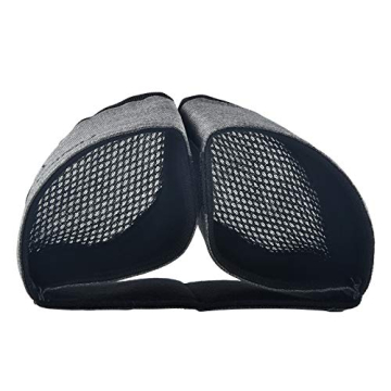 riemot Luggage Travel Cup Holder Free Hand Drink Carrier - Hold Two Coffee Mugs - Fits Roll on Suitcase Handles - Gifts for Flight Attendants Travelers Accessories Grey