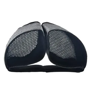 riemot Luggage Travel Cup Holder Free Hand Drink Carrier - Hold Two Coffee Mugs - Fits Roll on Suitcase Handles - Gifts for Flight Attendants Travelers Accessories Grey