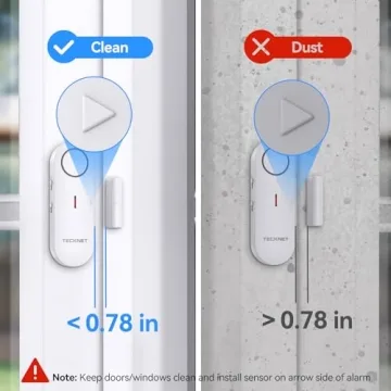 TECKNET Door Alarms for Home Security & Kids Safety