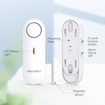 TECKNET Door Alarms for Home Security & Kids Safety