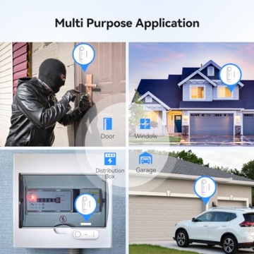 TECKNET Door Alarms for Home Security & Kids Safety