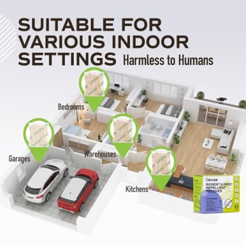 CARRUSE Peppermint Oil Rodent Repellent 10 Packs