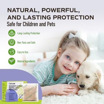 CARRUSE Peppermint Oil Rodent Repellent 10 Packs