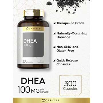 Carlyle DHEA 100mg Supplement for Optimal Hormone Balance