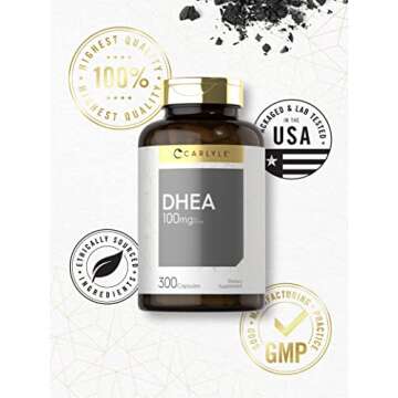 Carlyle DHEA 100mg Supplement for Optimal Hormone Balance