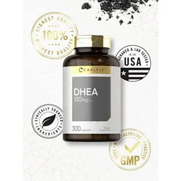 Carlyle DHEA 100mg Supplement for Optimal Hormone Balance