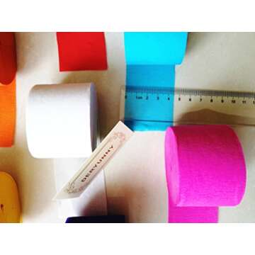 91.8 Feet Assorted Party Streamers for Vibrant Celebrations