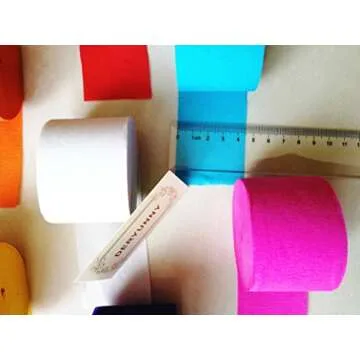 91.8 Feet Assorted Party Streamers for Vibrant Celebrations