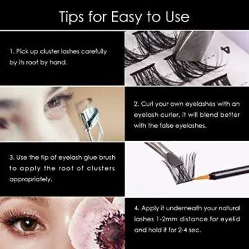 DIY Cluster Lashes - 72 Individual Reusable Lash Clusters