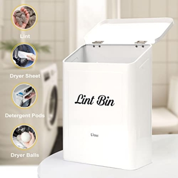 Uross Magnetic Lint Bin for Organized Laundry Room
