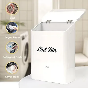 Uross Magnetic Lint Bin for Organized Laundry Room