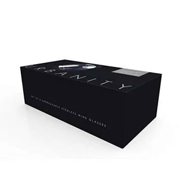 Stemless Wine Glasses - Unbreakable Shatterproof BPA Free Plastic Tritan (Set of 8) 16oz - Dishwasher Safe