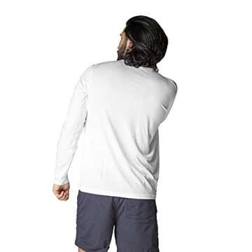 Vapor Apparel Men's Outdoor UPF 50+ Long Sleeve T-Shirt, UV Sun Protection for Fishing, Running, Hik...