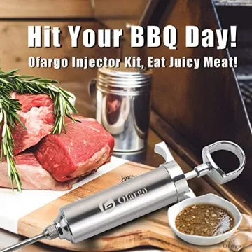 Stainless Steel Meat Injector Kit with Marinade Needles