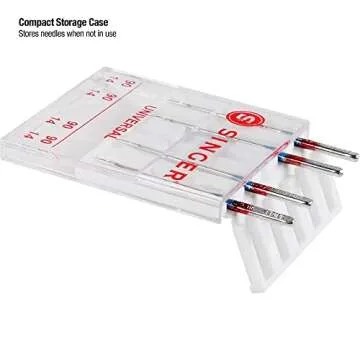 SINGER 4723 Sewing Machine Needles, Size 90/14, 4-Count