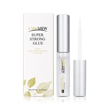 LASHVIEW Eyelash Glue: The Ultimate Sensitive Formula for Long-Lasting Lashes