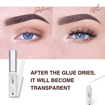 LASHVIEW Eyelash Glue: Waterproof, Strong Hold, Sensitive Formula