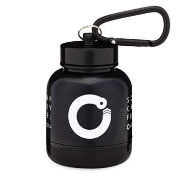 OnMyWhey - Protein Powder and Supplement Funnel Keychain, Portable to-Go Container for The Gym, Work...