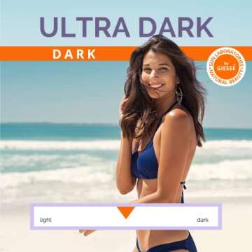 Sun Laboratories By Giesee Ultra Dark Spray Tan Solution 16 oz - Professional Spray Tan, Sun Tanning...