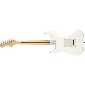 Fender Player Stratocaster HSS Electric Guitar, with 2-Year Warranty, Polar White, Maple Fingerboard