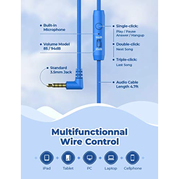 iClever Kids Headphones: Safe & Fun for School