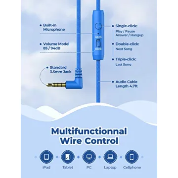 iClever Kids Headphones: Safe & Fun for School