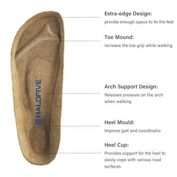 Stylish HALOFIVE Women's Clogs with Adjustable Fit