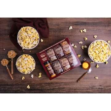 Amish Country Popcorn | Popcorn Kernel Variety Set with ButterSalt | 6-4 oz Bags | Old Fashioned, Non-GMO and Gluten Free