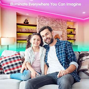 REEMEER Led Lights for Bedroom 33ft Led Lights with 44 Key IR Remote, Color Changing Led Strip Lights, Led Light Strips Used for Bedroom, Kitchen, Home Decoration