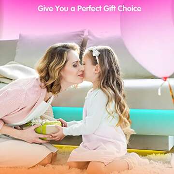 REEMEER Led Lights for Bedroom 33ft Led Lights with 44 Key IR Remote, Color Changing Led Strip Lights, Led Light Strips Used for Bedroom, Kitchen, Home Decoration