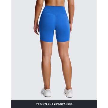 Aoxjox High Waisted Workout Biker Shorts for Women
