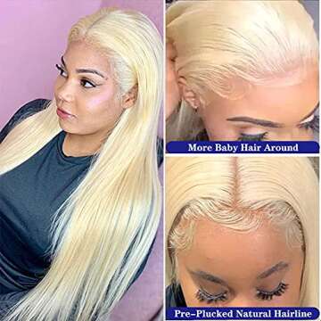 Experience a Flawless Look with SUNYUON 613 Blonde Lace Front Wig