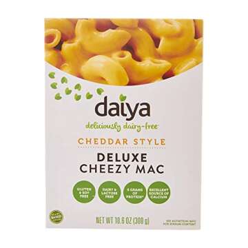 Daiya Dairy Free Gluten Free Cheddar Style Vegan Mac and Cheese, 10.6 Ounce (Pack Of 8)