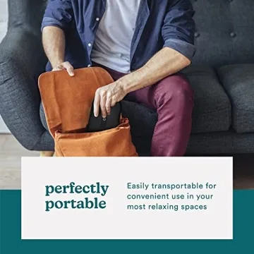 Homedics UV Clean Portable Sanitizer – Rechargeable UV Light Sanitizer and Sterilizer Box - Kills 99.9% of Airborne Contaminates, Fits Masks, Makeup Brushes, Glasses, Cell Phones, Keys, Black