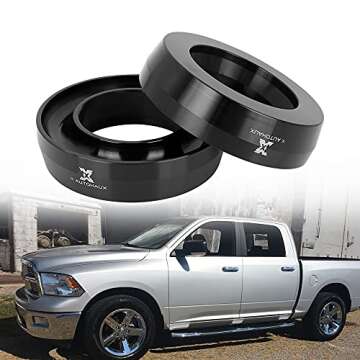 X AUTOHAUX 2 Inch Front Suspension Spring Strut Spacer Leveling Lift Kit for Dodge for RAM 1500 2500...