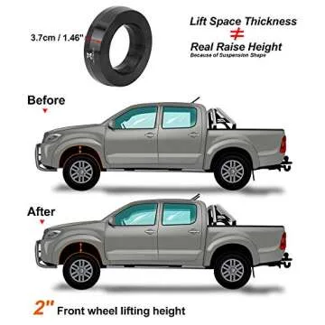 X AUTOHAUX 2 Inch Leveling Lift Kit for Dodge RAM Trucks