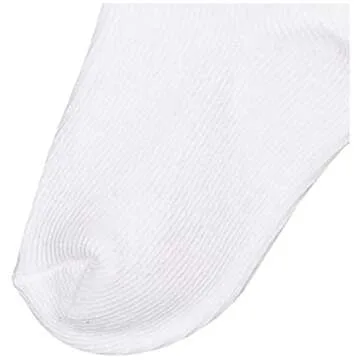 Jefferies Socks baby girls Newborn Eyelet Lace 3 Pair Pack infant and toddler socks, White, 12-24 Months US