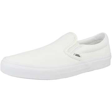Vans Slip-On¿ Core Classics, True White, 8 Women / 6.5 Men M US