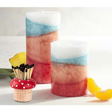 Mushroom Match Holder With Striker 2 Décor Match Striker Jar Cute Match Jar With Striker Decorative Matches In A Jar Fancy Matches Jars