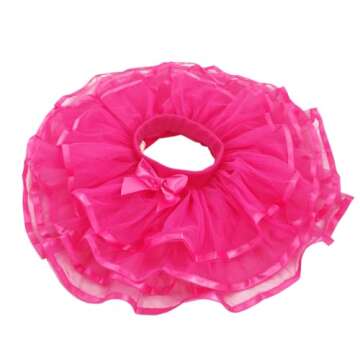 Girls 4 Layered Tulle Tutu Skirt with Hairbow