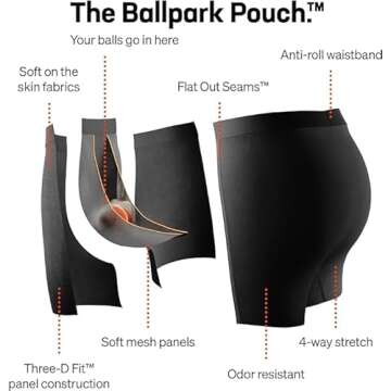 SAXX Underwear Co. Men's Vibe Super Soft Boxer Brief, Holidays In Paradise-Blue, Large