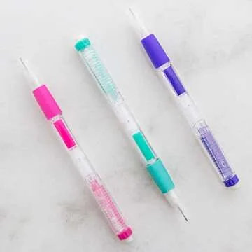 BAZIC Mechanical Pencil 0.5mm Crown, Soft Grip Latex Free Eraser, Smooth Writing Pencils Lead for Dr...