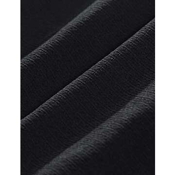 CRZ YOGA Men's Lightweight Short Sleeve T-Shirt Quick Dry Workout Running Athletic Tee Shirt Tops Black Large