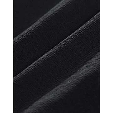 CRZ YOGA Men's Lightweight Short Sleeve T-Shirt Quick Dry Workout Running Athletic Tee Shirt Tops Black Large